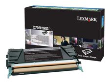 Eredeti Lexmark C746H1KG nagy kapacitású fekete toner