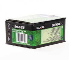 Eredeti Lexmark 802HKE nagy kapacitású fekete toner (80C2HKE)