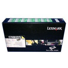 Eredeti Lexmark C748H3YG nagy kapacitású sárga toner