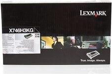 Eredeti Lexmark X746H3KG nagy kapacitású fekete toner