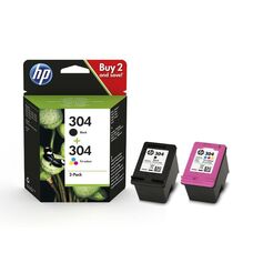 HP 304 multipack, fekete és színes patron (3JB05AE) eredeti