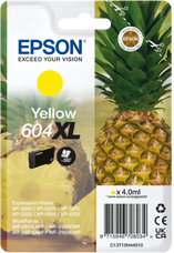 Epson 604XL nagy kapacitású sárga patron (4ml)