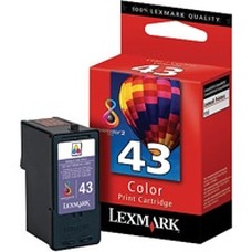 Eredeti Lexmark 43 színes patron