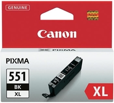 Eredeti Canon CLI-551BKXL nagy kapacitású fekete patron