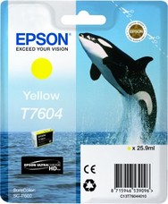 Eredeti Epson T7604 Ultrachrome sárga patron