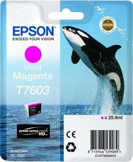 Eredeti Epson T7603 Ultrachrome vivid magenta patron