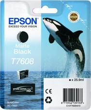 Eredeti Epson T7608 Ultrachrome matt fekete patron
