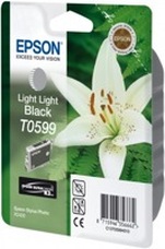 Eredeti Epson T0599 világos-szürke patron