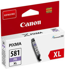 Eredeti Canon CLI-581PB XL foto-kék patron (nagy kapacitású) 