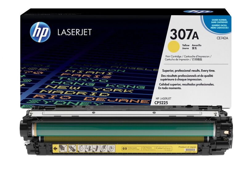 HP 307A sárga toner (CE742A) eredeti