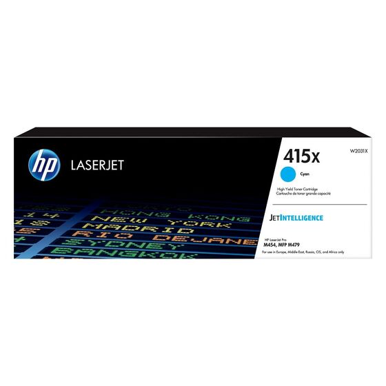 HP 415X nagy kapacitású ciánkék toner (W2031X) eredeti