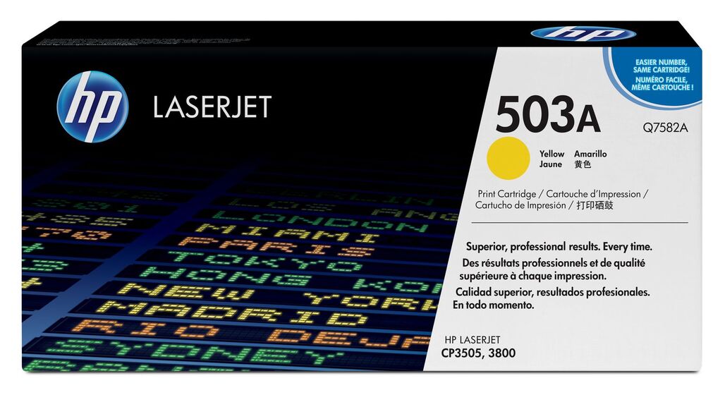 HP 503A sárga toner (Q7582A) eredeti