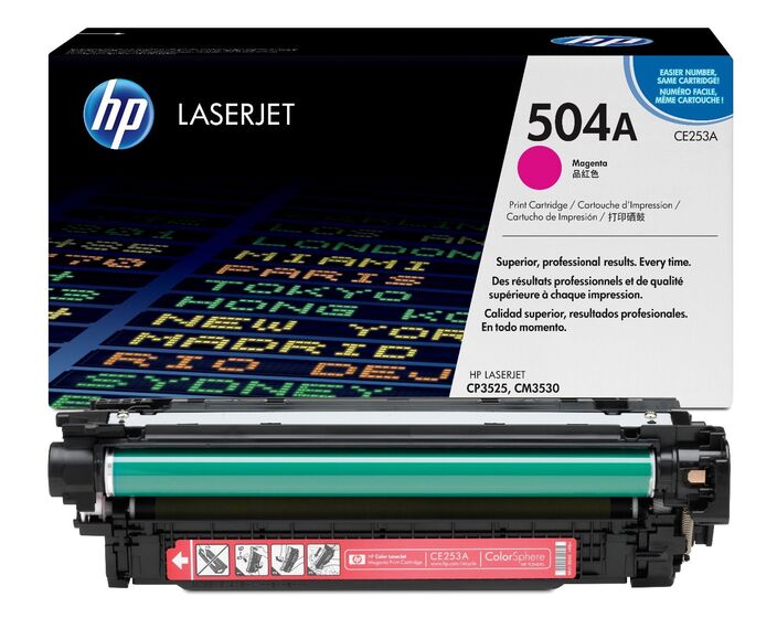 HP 504A magenta toner (CE253A) eredeti
