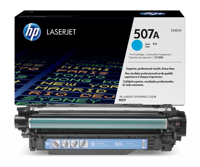 HP 507A ciánkék toner (CE401A) eredeti