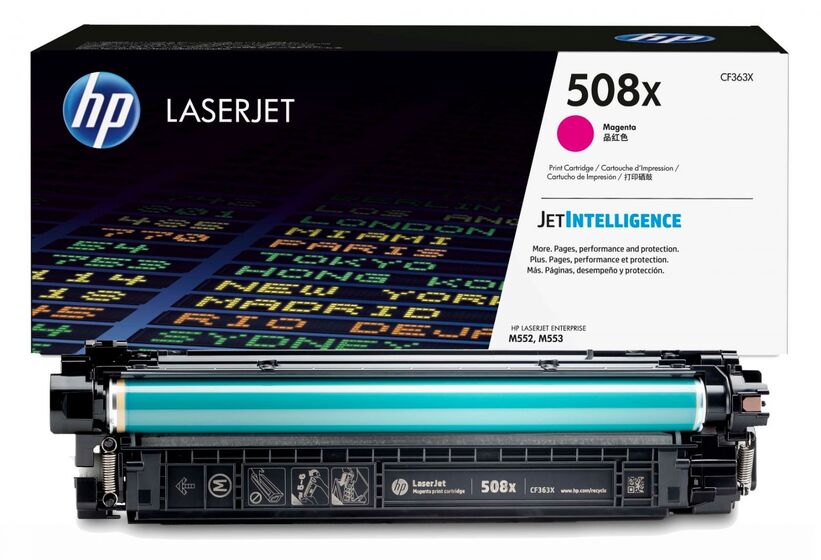 HP 508X nagy kapacitású magenta toner (CF363X) eredeti