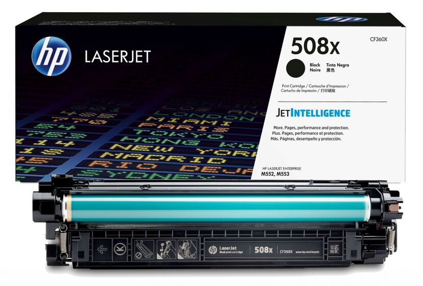 HP 508X nagy kapacitású fekete toner (CF360X) eredeti