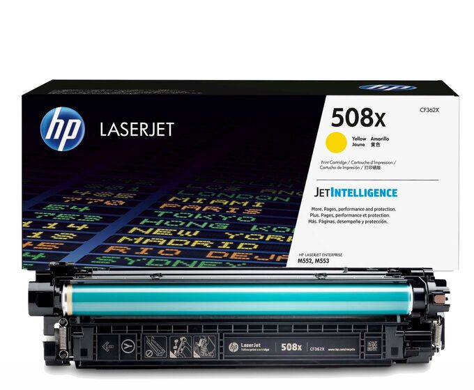 HP 508X nagy kapacitású sárga toner (CF362X) eredeti