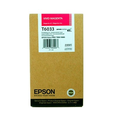 Eredeti Epson T603 Vivid magenta patron