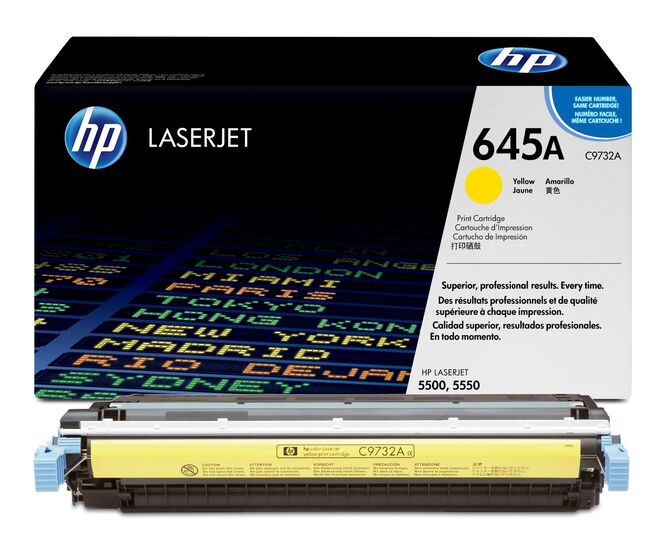 HP 645A sárga toner (C9732A) eredeti