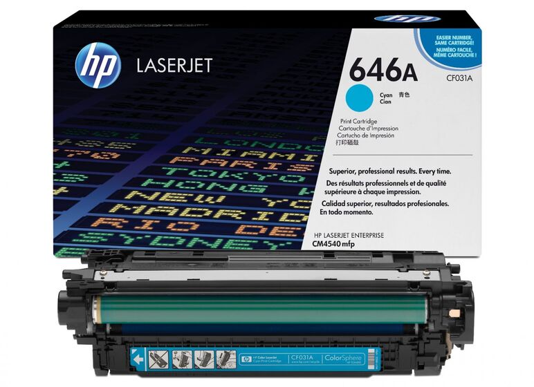 HP 646A ciánkék toner (CF031A) eredeti