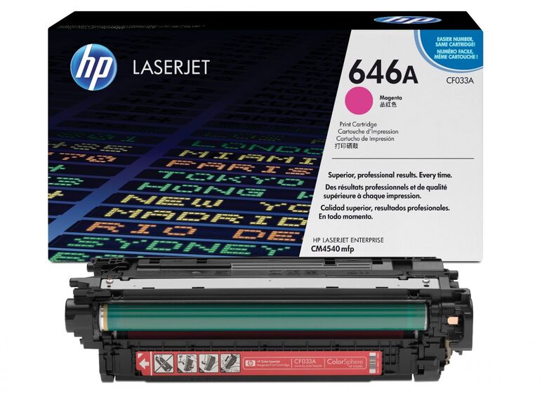 HP 646A magenta toner (CF033A) eredeti