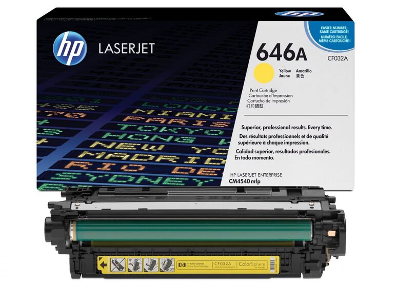 HP 646A sárga toner (CF032A) eredeti