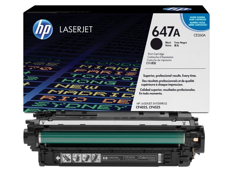 HP 647A fekete toner (CE260A) eredeti