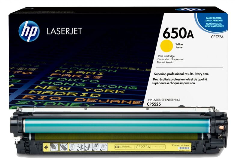 HP 650A sárga toner (CE272A) eredeti