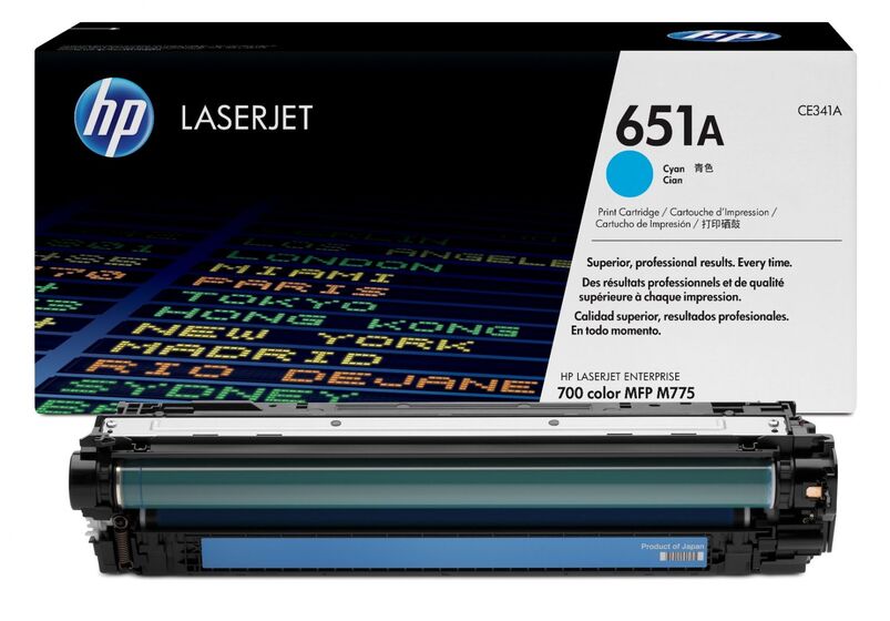 HP 651A ciánkék toner (CE341A) eredeti