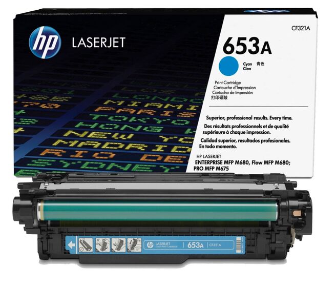 HP 653A ciánkék toner (CF321A) eredeti