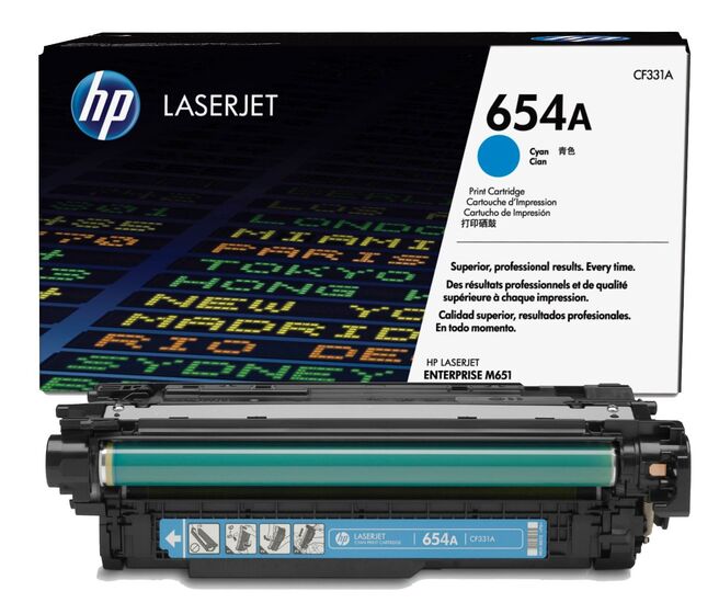 HP 654A ciánkék toner (CF331A) eredeti