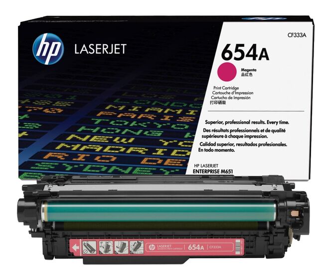 HP 654A magenta toner (CF333A) eredeti
