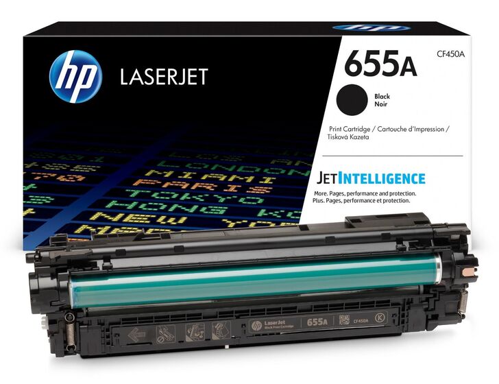 HP 655A fekete toner (CF450A) eredeti