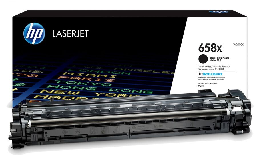 HP 658X nagy kapacitású fekete toner (W2000X) eredeti