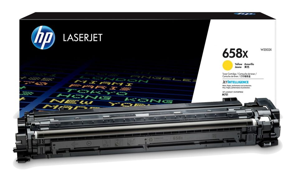 HP 658X nagy kapacitású sárga toner (W2002X) eredeti