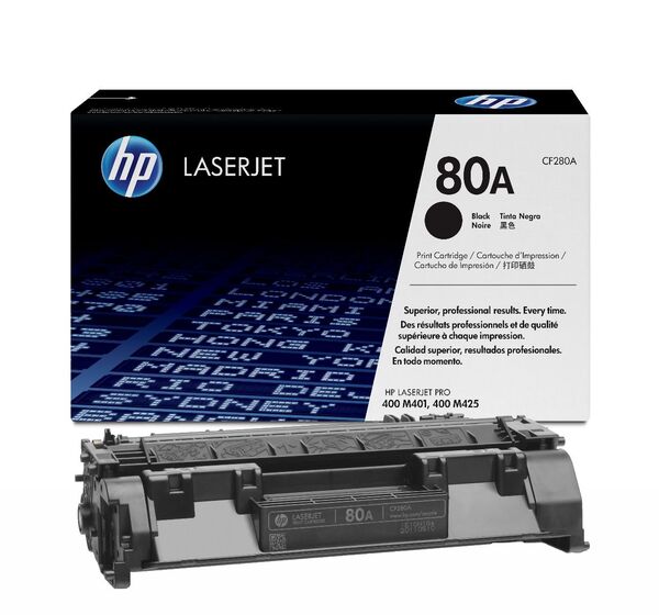 HP 80A toner (CF280A) eredeti