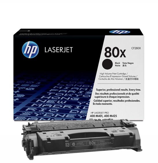 HP 80X nagy kapacitású toner (CF280X) eredeti