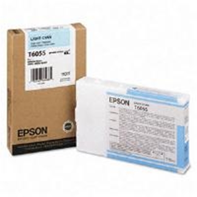 Eredeti Epson T605 világos-ciánkék patron