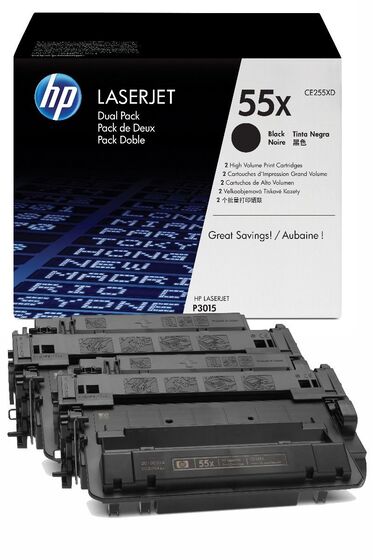 HP CE255XD toner dupla csomag (2db CE255X) eredeti