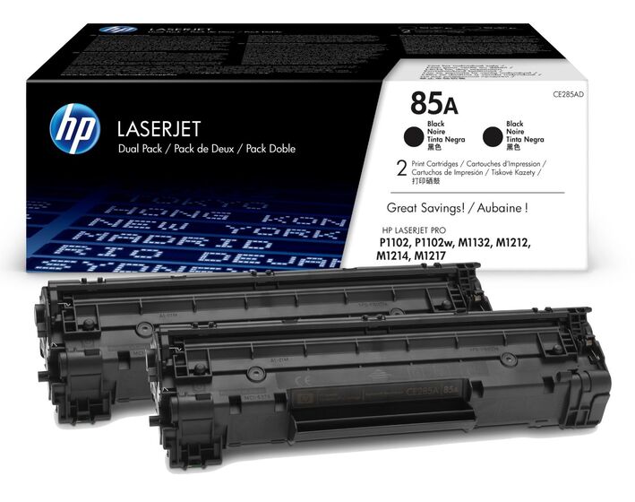 HP CE285AD toner dupla csomag (2db CE285A) eredeti