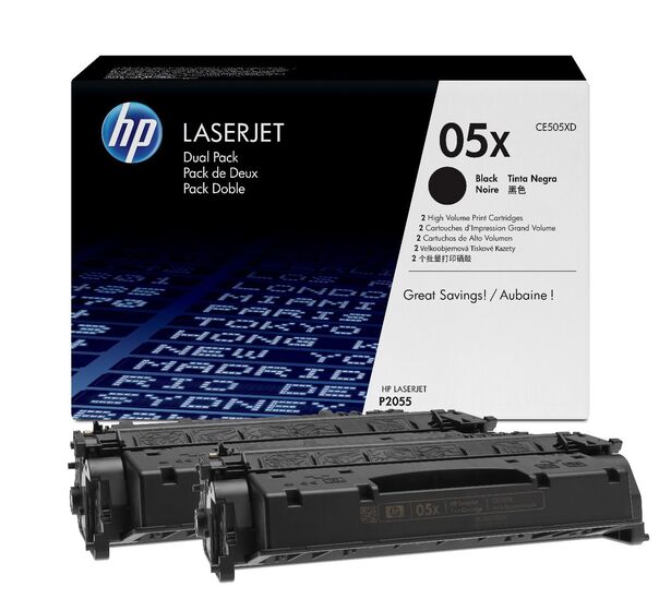HP CE505XD toner dupla csomag (2db CE505X) eredeti