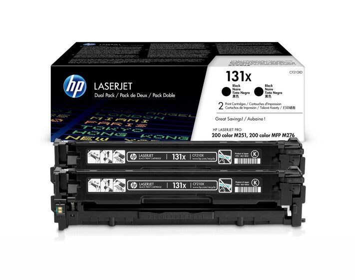 HP CF210XD fekete toner dupla csomag (2db CF210X) eredeti