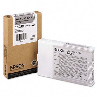 Eredeti Epson T6059 világos világos fekete patron