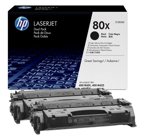 HP CF280XD toner dupla csomag (2db CF280X) eredeti