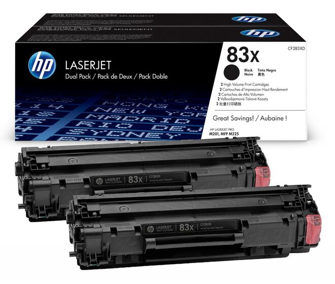 HP CF283XD toner dupla csomag (2db CF283X) eredeti