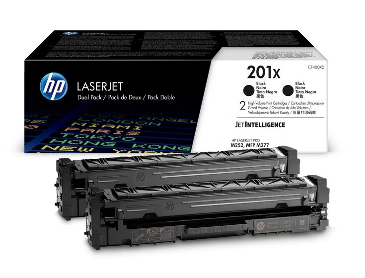 HP CF400XD toner dupla csomag (2db CF400X) eredeti