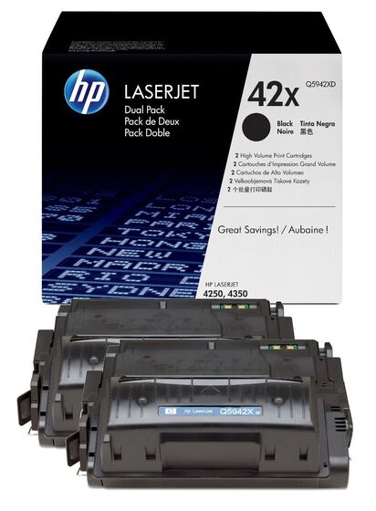HP Q5942XD toner dupla csomag (2db Q5942X) eredeti