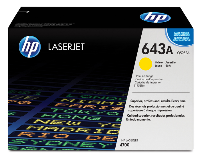 HP 643A sárga toner (Q5952A) eredeti