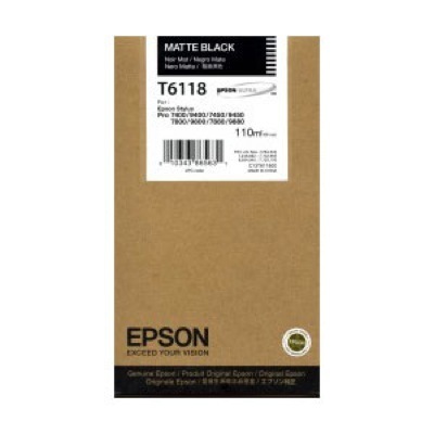 Eredeti Epson T611 matt-fekete patron