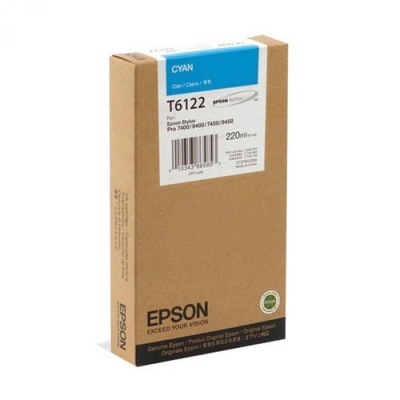 Eredeti Epson T612 ciánkék patron